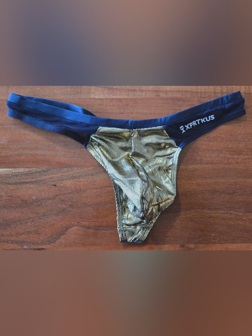Mens Gold Thong